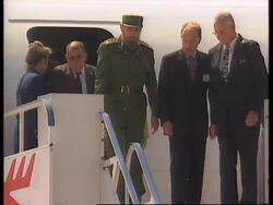 SWITZERLAND: CUBAN PRESIDENT FIDEL CASTRO ARRIVES IN GENEVA News Clip