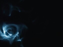 Blue smoke Stock Footage