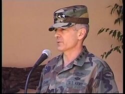ITALY: NATO COMMANDER GENERAL CLARK PRESS CONFERENCE News Clip