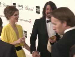 Dave Grohl at Elton John Aids Foundation Celebrates 20th Annual Academy Awards Viewing Party on 2/26/12 in Hollywood, CA. (Footage by WireImage Video/Getty Images Entertainment Video) Stock Footage