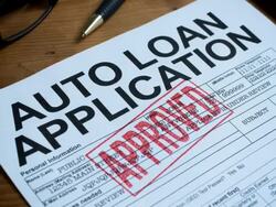 AUTO LOAN APPLICATION-1080HD Stock Footage