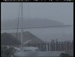 Heavy rain &amp;amp; wind, Jeb Bush, President Bush News Clip