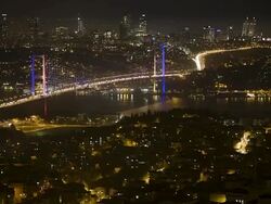 HD:Bosphorus Bridge. Stock Footage