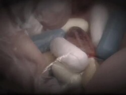 Drugs and homeless person hands. Drug user. Narcotic addiction. Stock Footage