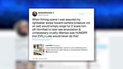 Mark Hamill Was Not Happy About That Wampa Arm Amputation Scene In 'The Empire Strikes Back' | THR News News Clip