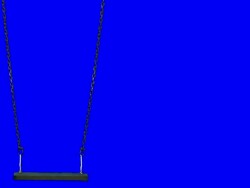 Empty Swing Stock Footage