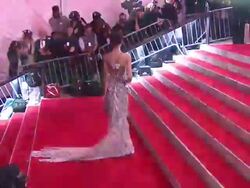 'The Model as Muse: Embodying Fashion' Costume Institute Gala at The Metropolitan Museum of Art - Arrivals Stock Footage