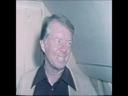 SYND 7 11 76 PRESIDENT ELECTED CARTER AND FAMILY OFF ON HOLIDAY News Clip
