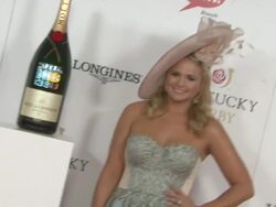 Miranda Lambert at Moet & Chandon Toasts The 139th Kentucky Derby Stock Footage