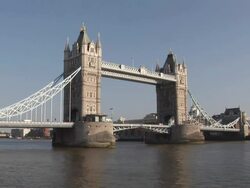London Tower Bridge HD Stock Footage