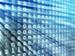 Tech words - typo background Stock Footage