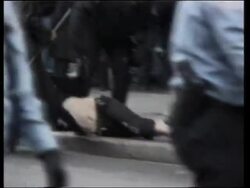 Police and demonstrators clash, arrests made at finance summit News Clip