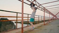 boy doing phisical exercise Stock Footage