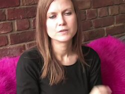 Juliana Hatfield interview (clip 5) Stock Footage