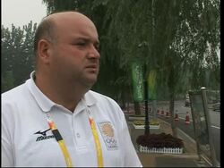 Georgian official comments on team remaining in Beijing; IOC reax News Clip