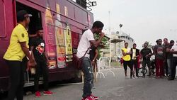 CLEAN : Nigerians celebrate Lagos Street Party News Clip