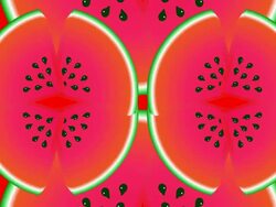 Watermelon Pattern Abstract Stock Footage