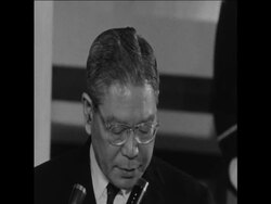 CAN 160 FRENCH PRIME MINISTER POMPIDOU UNVEILS VENUS DE MILO IN TOKYO News Clip