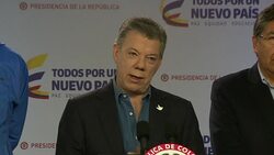 CLEAN : Santos ofrece recompensa por informacion de atentado en Bogota News Clip