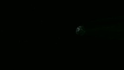 An asteroid hurtles through space. Stock Footage
