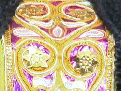 ECU TD Goddess Durga at Durga Puja celebration / Kolkata, West Bengal, India Stock Footage