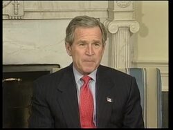 Bush with Berlusconi and Saudi FM presser at WH News Clip