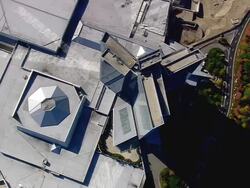 WS AERIAL View of harbor at Mystic / Connecticut, United States Stock Footage