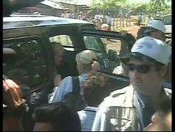 NICARAGUA: TIPPER GORE DELIVERS AID SHIPMENT UPDATE News Clip