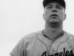 L.A. Dodgers train for baseball World Series Stock Footage