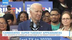 Presidential Candidates Make Last Appearances Before Super Tuesday News Clip