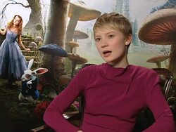 Alice In Wonderland Interviews Stock Footage