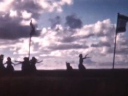 Dancing Silhouettes 1962 Stock Footage