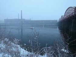 Winter in Lowell Stock Footage