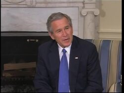 President Toledo holds talks with Bush at the White House News Clip