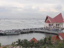 Ko Loi Pier (Time lapse). Stock Footage