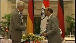 Excerpts news conference by Merkel and Singh News Clip