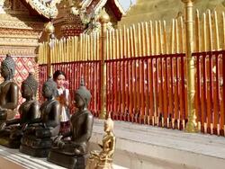 Wat Phra That Doi Suthep Chiang Mai Thailand Stock Footage