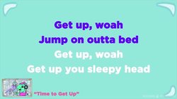 Time to Get Up Morning Sing-Along Song Instructional Video