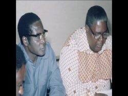 SYND 18 7 77 RHODESIAN LEADERS NKOMO AND MUGABE MEET IN DAR ES SALAAM Instructional Video