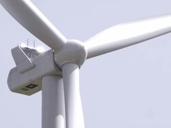 Modern Wind Turbines Stock Footage