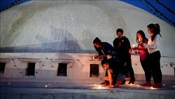 CLEAN : Nepal: memorial for victims of earthquake on 2nd anniversary News Clip