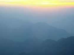 mountain of qinling Stock Footage