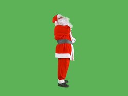 Santa Laughing Stock Footage
