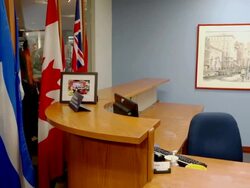 Inside Details Toronto Mayor's Office, John Tory Government Stock Footage