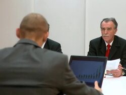 HD DOLLY: Business Meeting Stock Footage