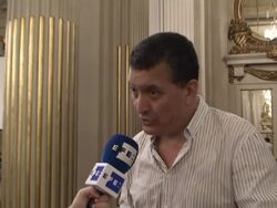 Evita's forgotten Buenos Aires dressing room resto Stock Footage