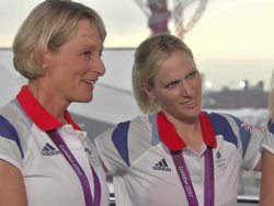 Team GB Silver Medal Winning Equestrian Grab News Clip