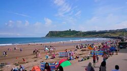Scarborough North Bay Beach Stock Footage