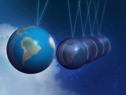 Day and night pendulum Stock Footage