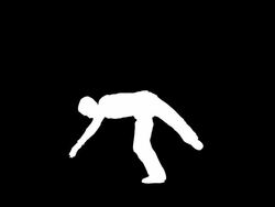 Dancer Silhouette Stock Footage